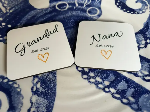 Grandad & Nana Coaster