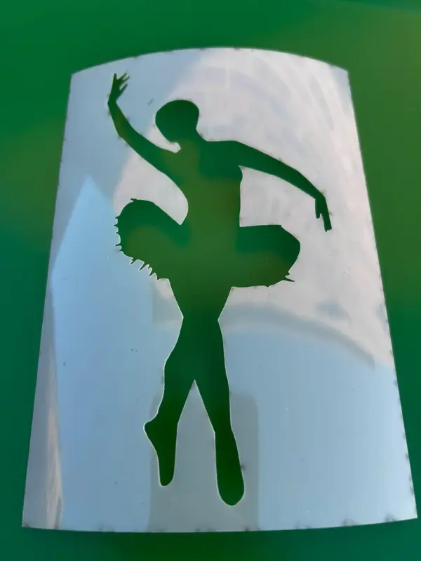 Ballerina Stencil