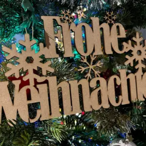 Frohe Weihnachten Sign