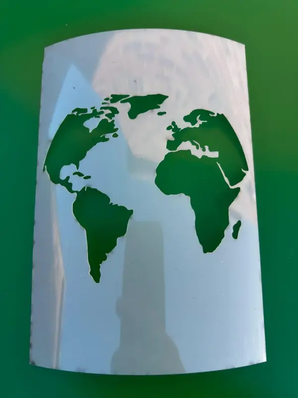 World Map, Planet Earth, Stencil Laser Cut Globe Airbrushing Wall Art Painting Craft Baking Stencil - Image 4