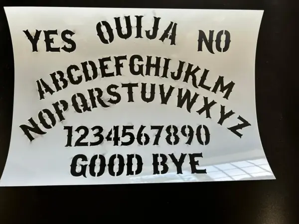 Ouija Board Reusable Mylar Stencil Airbrush Craft Painting Sun & Moon - Image 2