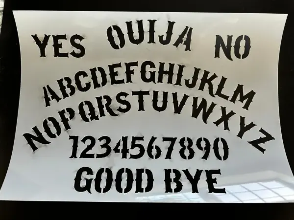 Ouija Board Reusable Mylar Stencil Airbrush Craft Painting Sun & Moon - Image 5