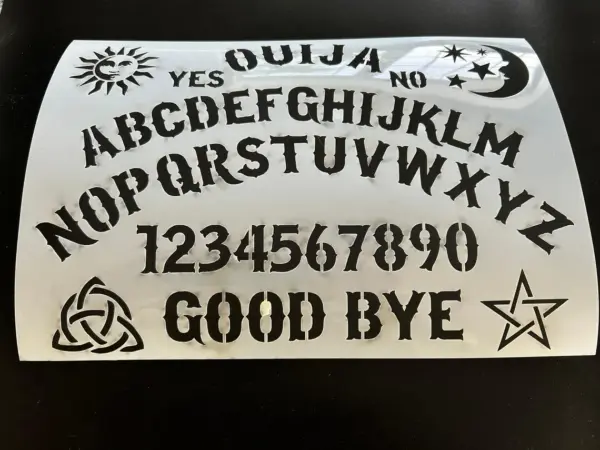 Ouija Board Stencil