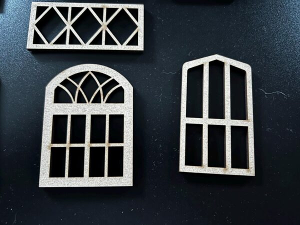 Wooden Fairy Elf Doll House Windows Craft Blank MDF Embellishment