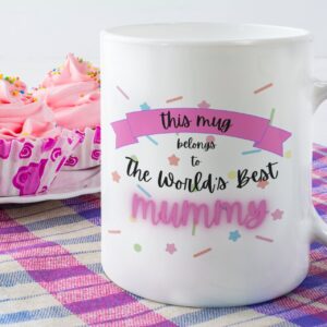 This mug belongs to the World's Best Mummy mug, mothers day, gift for mum, gift for mummy, mum mug, gift for her, mothers day mug