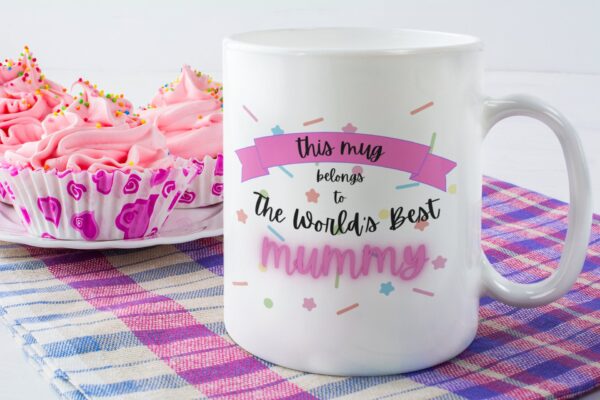 This mug belongs to the World's Best Mummy mug, mothers day, gift for mum, gift for mummy, mum mug, gift for her, mothers day mug