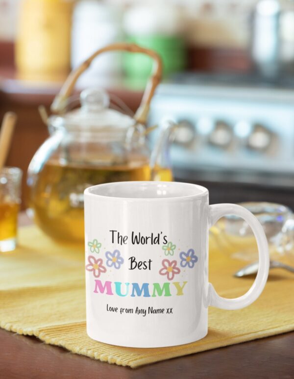 Personalised The world's best Mummy mug love from, mothers day, gift for mum, gift for mummy, mum mug, gift for her, mothers day mug