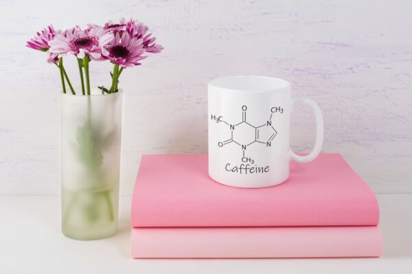 Caffeine Chemical Composition Mug, Can be personalised. - Image 4