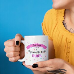 This mug belongs to the World's Best Mum mug, mothers day, gift for mum, gift for mummy, mum mug, gift for her, mothers day mug