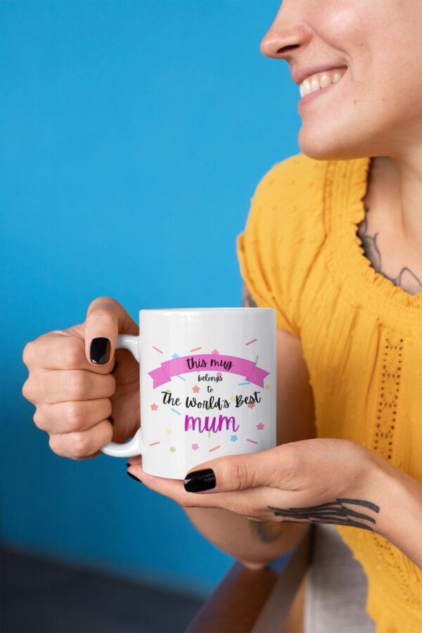 This mug belongs to the World's Best Mum mug, mothers day, gift for mum, gift for mummy, mum mug, gift for her, mothers day mug