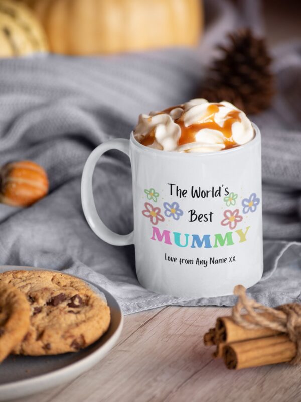 Personalised The world's best Mummy mug love from, mothers day, gift for mum, gift for mummy, mum mug, gift for her, mothers day mug - Image 2