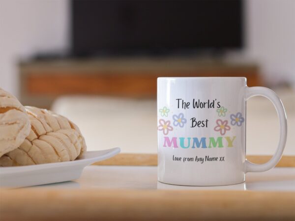 Personalised The world's best Mummy mug love from, mothers day, gift for mum, gift for mummy, mum mug, gift for her, mothers day mug - Image 4