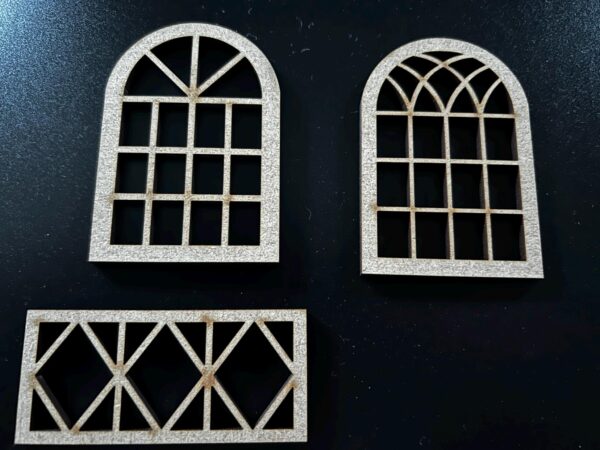 Wooden Fairy / Elf / Doll House Windows Craft Blank MDF Embellishment - Image 7